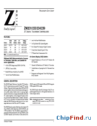 Datasheet Z9023306FSC manufacturer Zilog