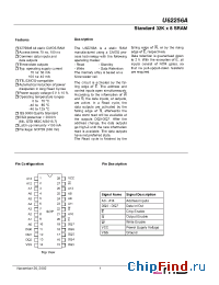 Datasheet U62256AS2K07LL manufacturer ZMD