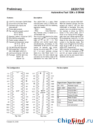 Datasheet U62H1708 manufacturer ZMD