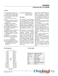 Datasheet U635H64BDC35 manufacturer ZMD