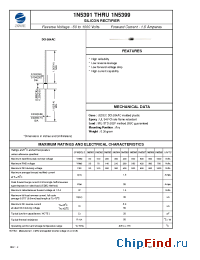 Datasheet 1N5394 manufacturer Zowie