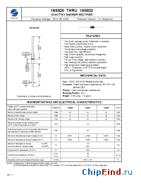 Datasheet 1N5822 manufacturer Zowie