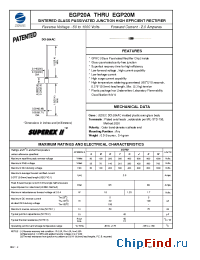 Datasheet EGP20D manufacturer Zowie