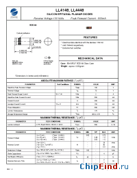 Datasheet LL4148 manufacturer Zowie