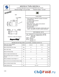 Datasheet MSCD012 manufacturer Zowie