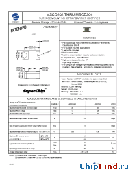 Datasheet MSCD204 manufacturer Zowie