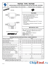 Datasheet RGF30J manufacturer Zowie