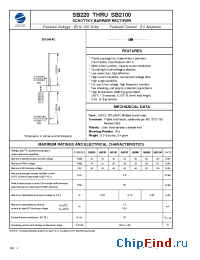 Datasheet SB220 manufacturer Zowie